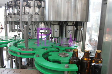 Bia tự động Glass đóng chai máy chiết, cân bằng áp suất Monoblock Filler