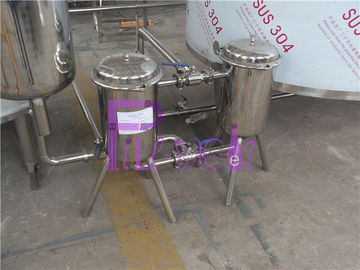 Vật liệu thép không gỉ 304 Thiết bị chế biến nước trái cây Bộ lọc kép để chế biến nước trái cây