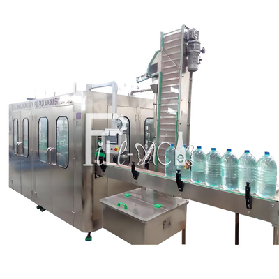 Nước tinh khiết khoáng 3L / 5L / 10L 3 trong 1 Thiết bị máy chiết rót chai lớn bằng nhựa Dây chuyền đóng chai hệ thống nhà máy
