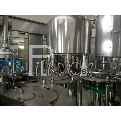 Thiết bị máy đóng chai nước chai nhỏ 3 trong 1 / monoblock aspetic CGF8-8-3 PET tự động cho nước tinh khiết