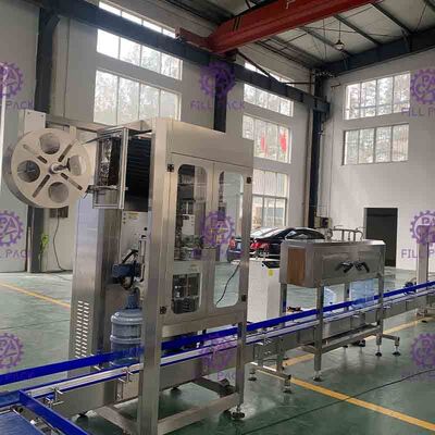 Gallon Chai tay áo Thu nhỏ nhãn / Dụng cụ Labeler / Máy / Thiết bị / Dây chuyền / Nhà máy / Hệ thống / Đơn vị