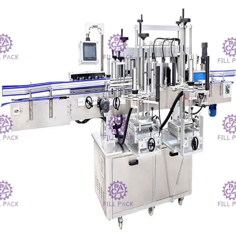 Keo dán hai mặt hoặc ba mặt Chai dán nhãn Máy thiết bị dây chuyền Nhà máy