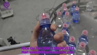 2251 J18 Chai nhựa có nắp vặn loại chia tuyến tính 6 trạm nạp đầy pít-tông tự mồi 4 bánh Ca