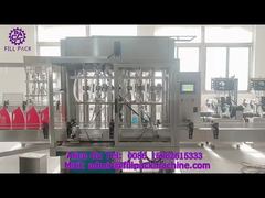 2159 M10 Chất tẩy rửa dạng lỏng Piston loại chia tuyến tính Sản phẩm chiết rót, đóng nắp và dán nhãn 6 trạm