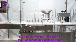 Máy chiết rót 4 đầu và đóng nắp 2 đầu thẳng hàng 2230 J2 cho chai nhỏ