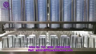 2227 J119 Máy rửa, chiết rót và dán màng cuộn 8 trạm nội tuyến