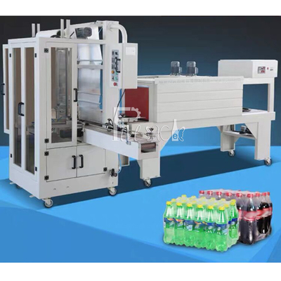 PE Film Shrink Wrapping Máy đóng gói L Loại PET Nước khoáng Bia Nước giải khát Can