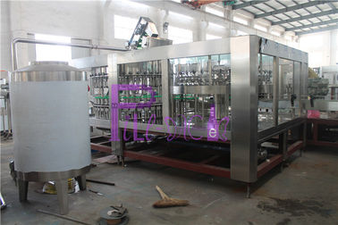 Glass Bottle Filling Dòng máy PLC điều khiển Giấm sản xuất 40 Trưởng