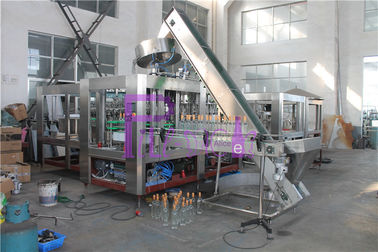 Glass Bottle Filling Dòng máy PLC điều khiển Giấm sản xuất 40 Trưởng