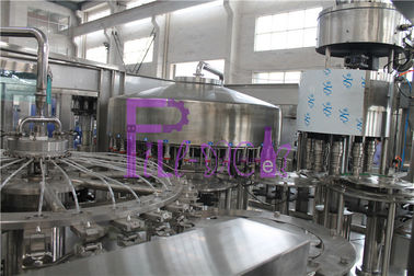 PLC kiểm soát nước chuyền sản xuất, 15000BPH Chai nhựa Máy Monoblock Điền