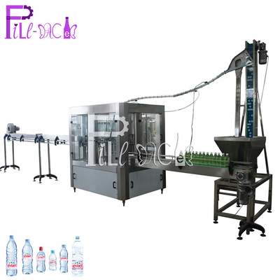 Thiết bị chiết rót nước chai nhỏ PET tự động 3 trong 1 / Monoblock Aspetic 2000ml