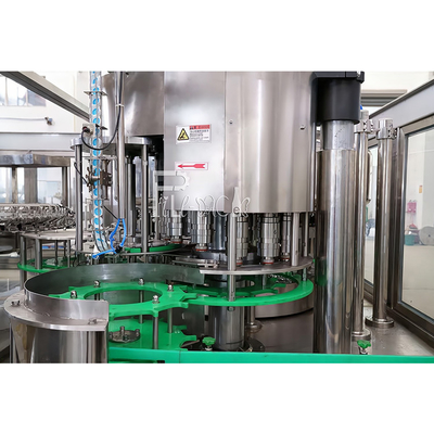 Máy chiết rót tiệt trùng tiệt trùng Nước giải khát có ga / nước có gas Monoblock
