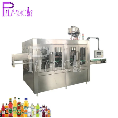 Máy chiết rót nước trái cây rửa monoblock CGF32-32-10 Thiết bị chai nhựa