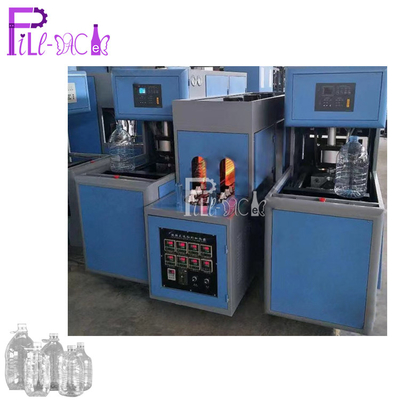 Máy Thổi PET Bán Tự Động 1 Khoang 2 Ống Thổi + 1 Bộ Gia Nhiệt / Thiết Bị Thổi Chai 5 - 10L