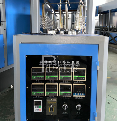 Máy Thổi PET Bán Tự Động 1 Khoang 2 Ống Thổi + 1 Bộ Gia Nhiệt / Thiết Bị Thổi Chai 5 - 10L