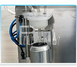 2 đầu có thể làm đầy Thiết bị máy có ga Bán tự động 330ML 90mm