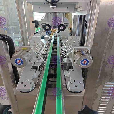 tự động Máy dán nhãn tay áo một đầu 150BPM 250BPM với đường hầm co rút