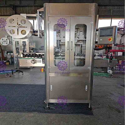 tự động Máy dán nhãn tay áo một đầu 150BPM 250BPM với đường hầm co rút