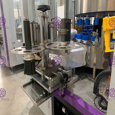 Champagne Glass Bottle ghi nhãn mác Máy công nghiệp Máy Label tay