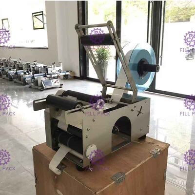 Máy dán nhãn tự dính Semiauto 50BPH với máy in mã