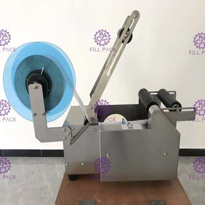 Máy dán nhãn tự dính Semiauto 50BPH với máy in mã