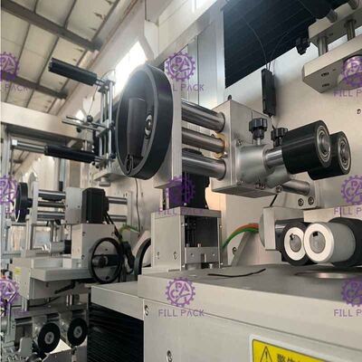 Máy áp dụng tay áo căng đôi đầu điều khiển lập trình PLC