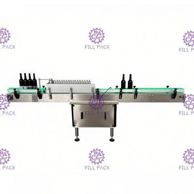 Vòng Glass Jar tự động ghi nhãn mác Máy tốc độ cao ướt Keo