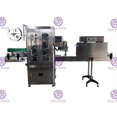 3000BPH chai dán nhãn Máy nóng gió Chức năng dễ dàng điều chỉnh chiều cao