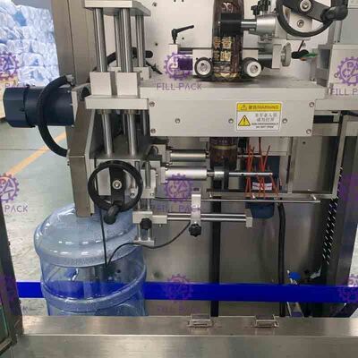 0-50BPM Thép không gỉ Gallon Nhãn hiệu máy PLC Control