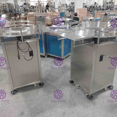 Bàn cho ăn chai thủy tinh PET quay vòng tích lũy 6000BPH