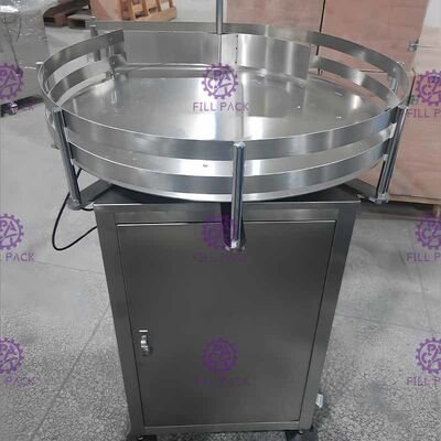 Bàn cho ăn chai thủy tinh PET quay vòng tích lũy 6000BPH