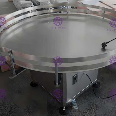 Bàn cho ăn chai thủy tinh PET quay vòng tích lũy 6000BPH