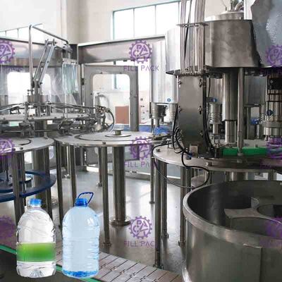 Không gỉ điền máy nước uống thép cho dây chuyền sản xuất nước đóng chai