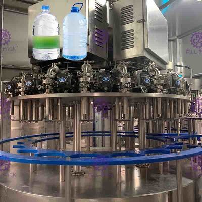 PLC điều khiển tốc độ cao nước tự động máy chiết Đối với nhựa / PET Chai