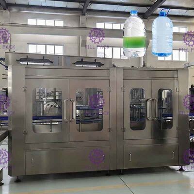 Chai nhựa nước khoáng 3L / 5L / 10L 2 trong 1 Thiết bị đóng chai / Nhà máy / Máy / Hệ thống / Dây chuyền
