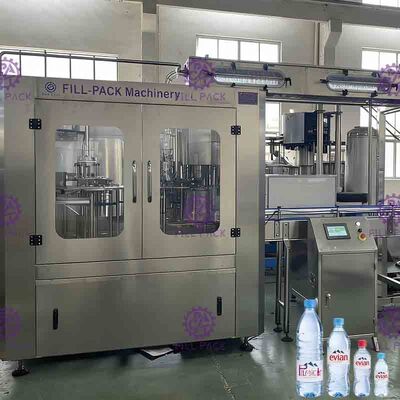 Tự động uống Máy chiết rót nước, thép không rỉ nước đóng chai Dây chuyền sản xuất
