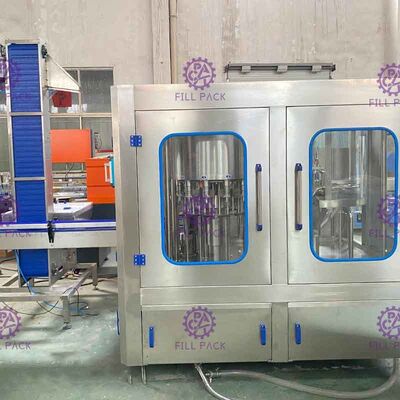 PLC Monoblock nước uống làm nhà máy nước giải khát rửa chiết suất máy
