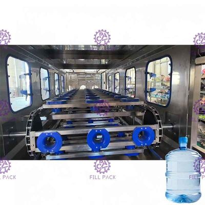 450BPH tự động trong nước và ngoài Gallon Chai Brusher - Nhà máy chiết Barrel nước