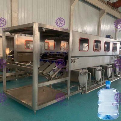 Tự động 3 trong Line Điền 1 nước Với Gallon Chai Máy Niêm phong 600 Barrel / H