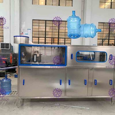 Chai polyester 120BPH 20L Thiết bị chiết rót nước có thể điều chỉnh thể tích