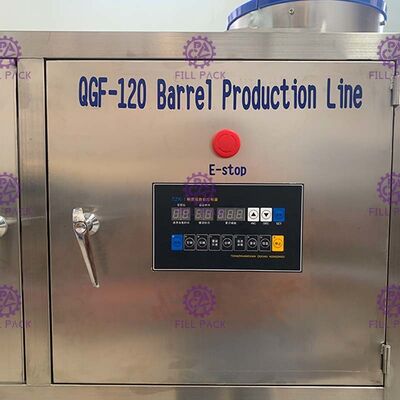 Nhựa thùng 5 Gallon nước máy chiết tự động Shrink Thiết bị đóng gói