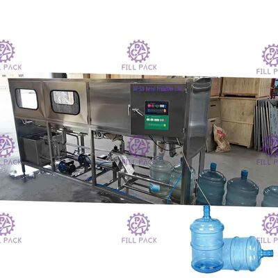 Vận hành dễ dàng 5 Máy rót nước Gallon 1 Line 120 BPH Công suất lớn