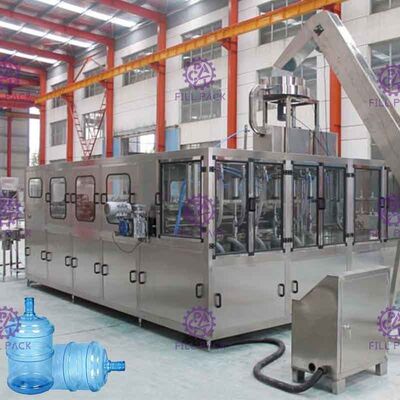 Máy chiết rót nước Monobloc PLC 5 Gallon Chức năng đai nắp