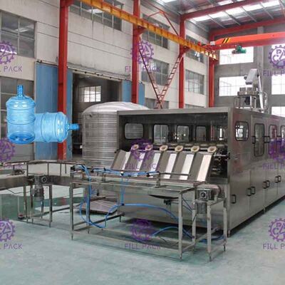 Tự động 900BPH 5 Gallon Máy chiết rót nước Với Loại Nanfang bơm 6 dòng