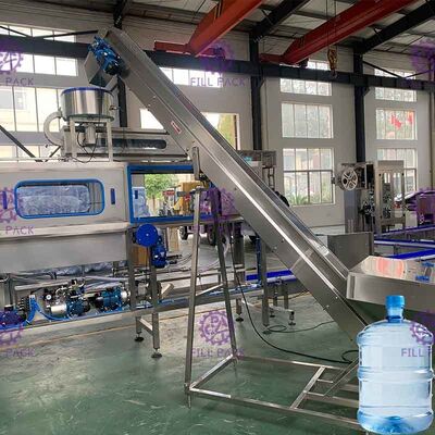 Máy làm đầy nước dòng 304 304 Gallon / Máy chiết rót nước tinh khiết 200BPH