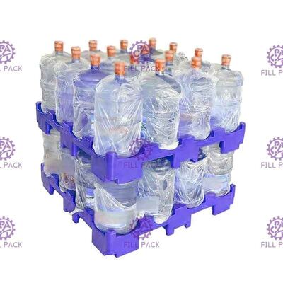 Màu tùy chỉnh Pallet nhựa tái chế 5 lớp đáy cho chai nước 5 gallon