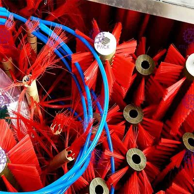 Thủ trưởng gấp đôi bán tự động tinh Máy Chai sạch Đối với đồ uống điền Dòng