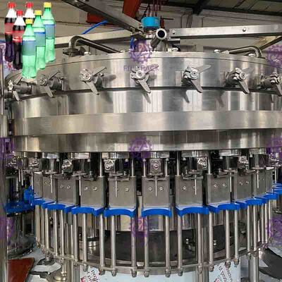 Kính nhựa PET 3 trong 1 Monobloc Gas Nước giải khát Nước uống Sản xuất chai rượu / Thiết bị / Nhà máy / Hệ thống