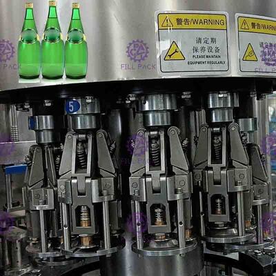 Kính nhựa PET 3 trong 1 Nước uống có ga Monobloc Máy đóng chai nước / Thiết bị / Dây chuyền / Nhà máy / Hệ thống