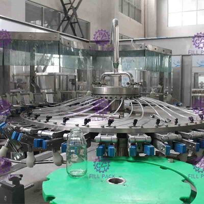 Kính nhựa PET 3 trong 1 Nước uống có ga Monobloc Máy đóng chai nước / Thiết bị / Dây chuyền / Nhà máy / Hệ thống
